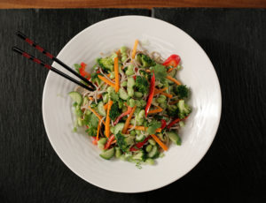 Buchweizen-Gemüsesalat mit Ahorndressing