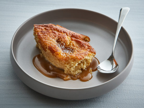 Gebackener Ahornpudding
