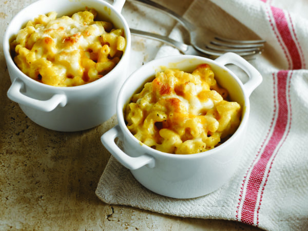 Überbackene Nudeln mit Kürbis-Ahorncreme