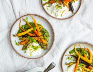 Georgina Hayden&#8217;s Geröstete Ahornmöhren mit Pesto