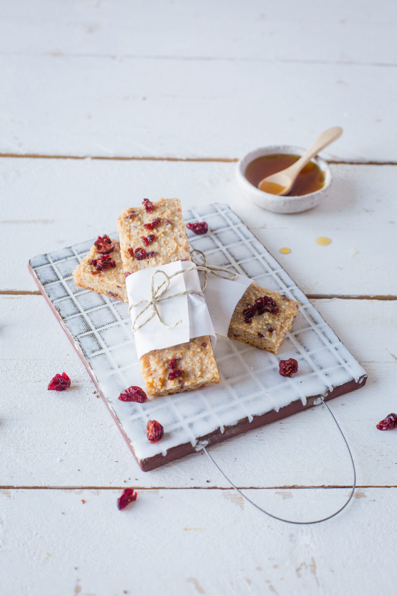 Amaranth-Maple-Riegel mit Cranberries | Ahornsirup aus Kanada