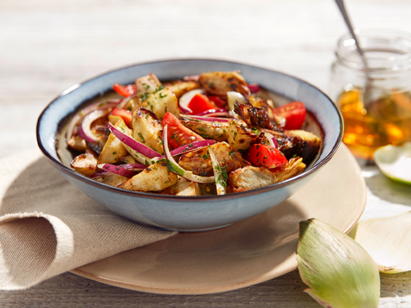 Artischockensalat mit Ahorn-Holunder-Marinade