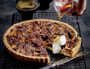 Pecan Ahorn-Pie mit Süßkartoffel