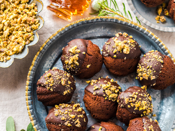 Schokoladen-Ahorn-Madeleines