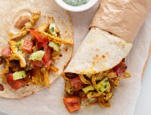 Shawarma-Wrap mit Ahornmarinade