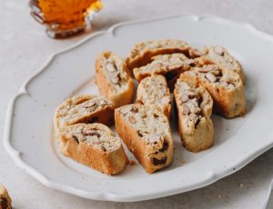 Vegane Cantuccini mit Ahornsirup