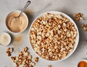 Ahorn-Gewürz-Popcorn