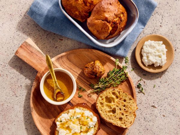 Feigen-Thymianbrötchen mit Ahornsirup