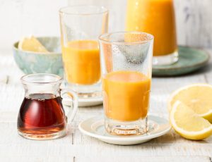 Rezeptbild/Serviervorschlag für Sanddorn-Ahornshot