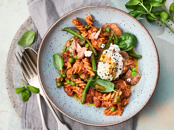 One Pot Ahorn-Protein Pasta