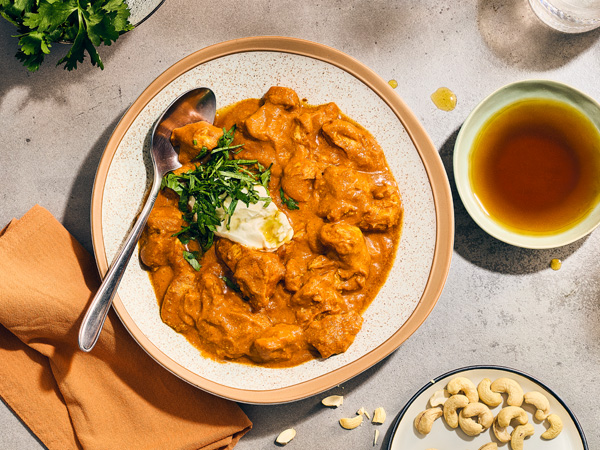 Butter Chicken mit Ahornsirup
