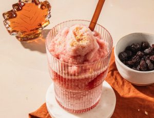 Rezeptbild/Serviervorschlag für Ahorn-Cranberry-Slush